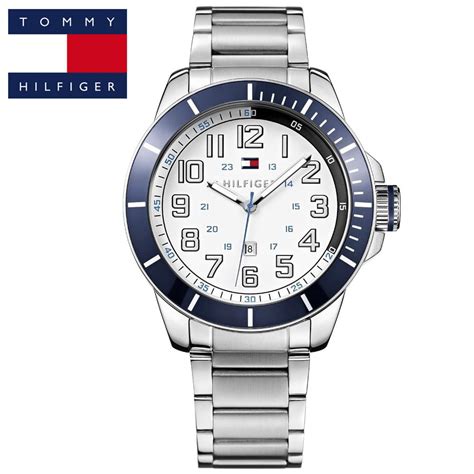 reloj tommy hilfiger stainless steel con brujula de doble cara